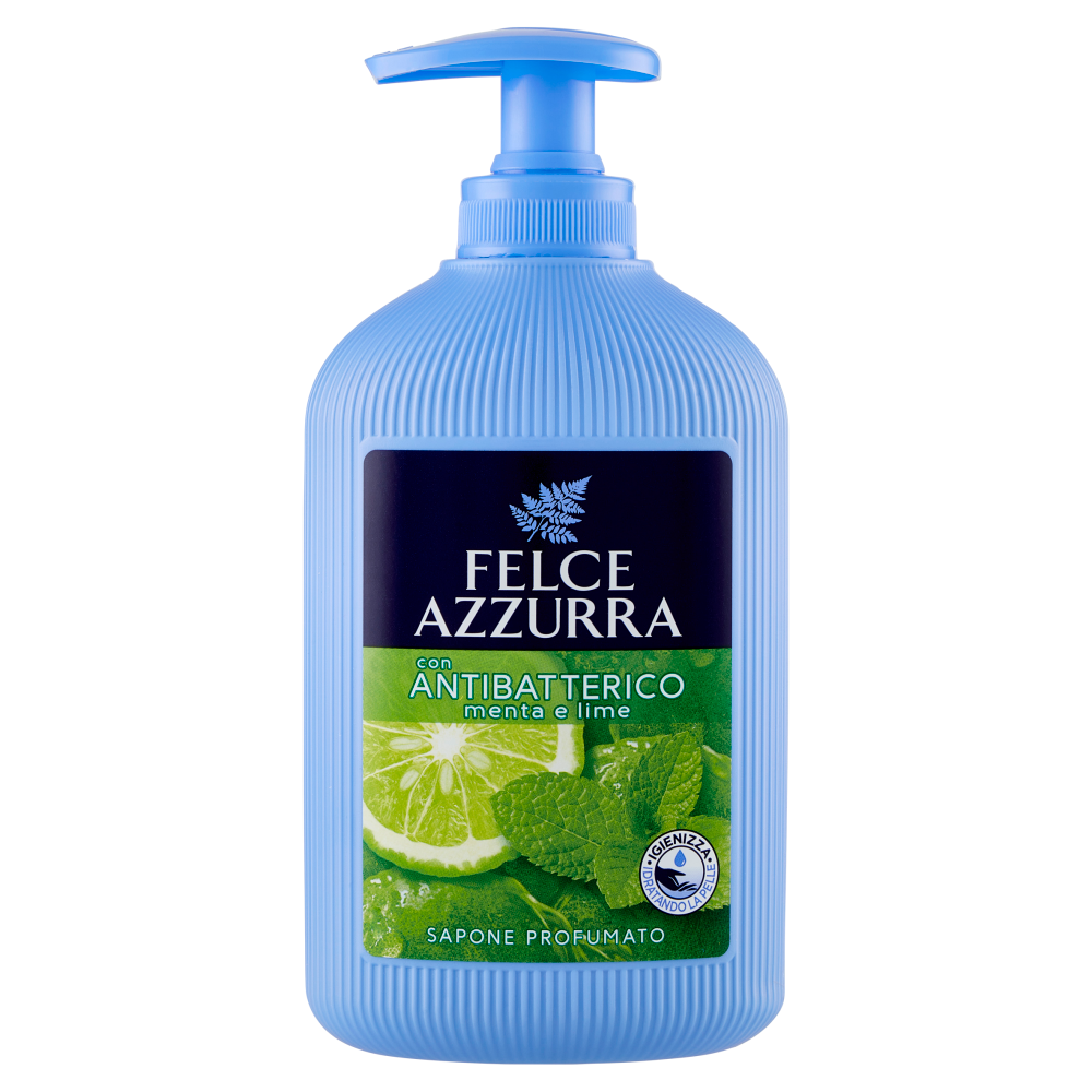 Felce Azzurra sapone liquido antibatterico menta e lime 300 ml