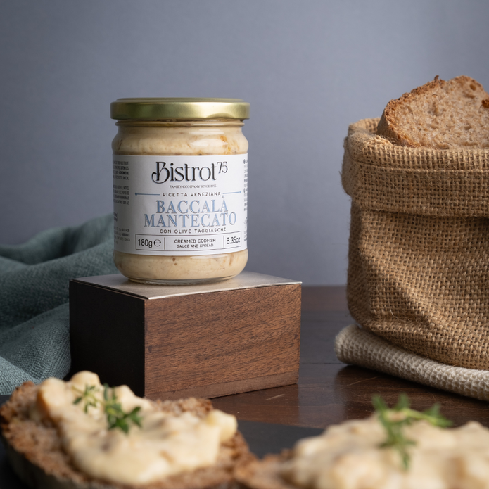 Baccalà Mantecato con Olive Taggiasche 180g