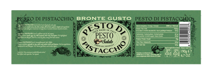Pesto di Pistacchio Bronte Gusto – L'Autentico Verde Salato di Sicilia (55% Pistacchi)