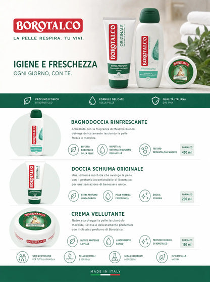 Borotalco Italian Bath Set - dettaglio prodotti italiano