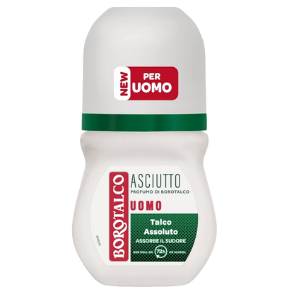 Borotalco Deodorante Uomo Roll-On Asciutto Profumo Di Borotalco 50 Ml