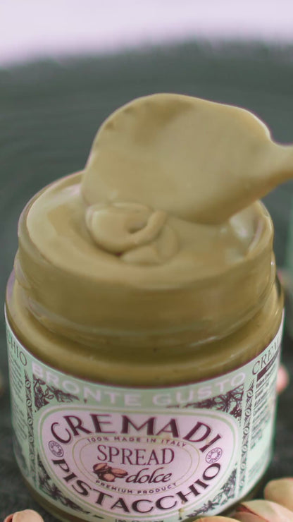 Crema di Pistacchio Spread Bronte Gusto – L’Autentico Oro Verde Italiano (41.5% Pistacchi)